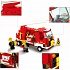 Конструктор - Пожарная машина с фигурками, 175 деталей  - миниатюра №3