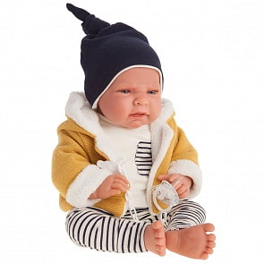 Кукла Лео в желтом, 40 см (Antonio Juans Munecas, 3302)