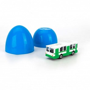 Металлическая машина-сюрприз в яйце - Транспорт 7,5 см (Технопарк, SB-15-64)