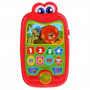 Мой первый телефончик Союзмультфильм, 50 песен, стихов, загадок, световые эффекты (Умка, HX2501-R34)