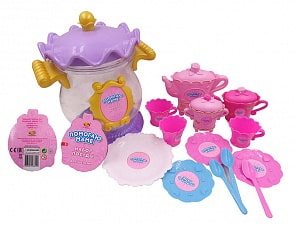 Набор посуды для чаепития из серии Помогаю Маме, 13 предметов (Abtoys, PT-00404)