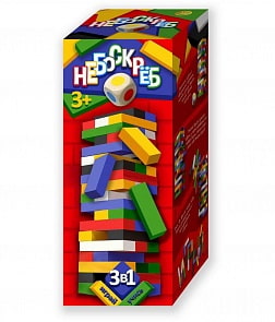 Настольная игра - Небоскреб 3 в 1 (Лапландия, 91072б)