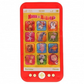 Обучающий телефон – Маша и Медведь, 12 песен (Умка, B1507473-R6)