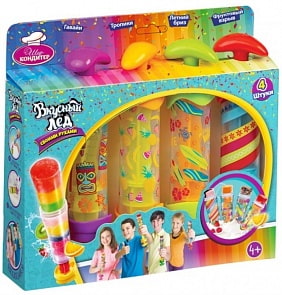 Набор для приготовления мороженого - Вкусный лёд, 4 шприца (1TOY, Т16450)
