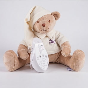 Умная игрушка для сна - Мишка бежевый с белым и розовым шумом (Drema BabyDou, 101D)