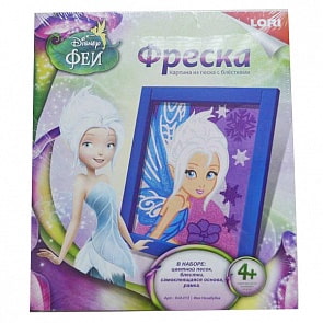 Фреска-картина из песка с глиттером из серии Disney - Фея Незабудка (Лори, Кпд-013)