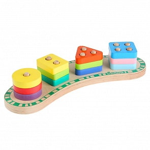 Сортер деревянный с 24 деталями (Алатойс, СОР24)