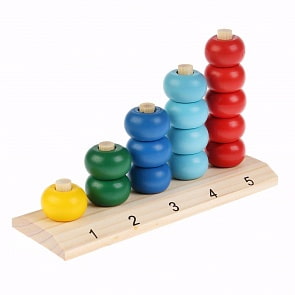 Игрушка деревянная - Пирамида (Буратино, 26-9-R)