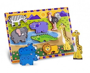 Мои первые пазлы - Сафари (Melissa&Doug, 3722_md)