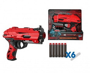 Бластер в наборе с 6 мягкими снарядами (Junfa Toys, FJ881)