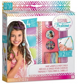 Набор для создания украшений для волос c радужными мелками (Style Me Up, 343st)