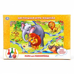 Настольная игра-ходилка «Приключения Мамонтенка» (Умка, 4690590085486sim) - миниатюра