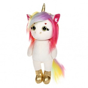 Мягкая игрушка Maxi Eyes - Единорог Мэг, 22 см (Maxitoys, MT-MRT081905-22)