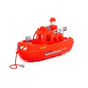 Катер пожарный Патруль NL, в сеточке (Полесье, 71132) (ассортимент)