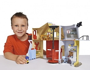 Пожарная станция со звуком и светом, 30 см. из серии «Пожарный Сэм» (Simba, 9251062)