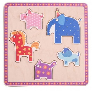 Пазлы Деревяшки - Животные (Деревяшки, 18WPZ01)