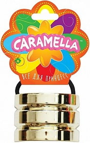 Резинка для волос золотая, размер 6 х 4,5 см (Росмэн, 24030ros)