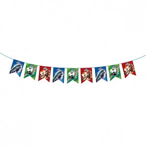 Гирлянда с флажками Динозавры Парк Юрского Периода (Росмэн, 28303ros)