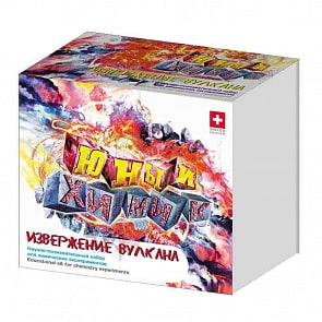 Научно-познавательный набор для экспериментов «Юный химик» - Извержение вулкана (Intellectico, 841бн-no)