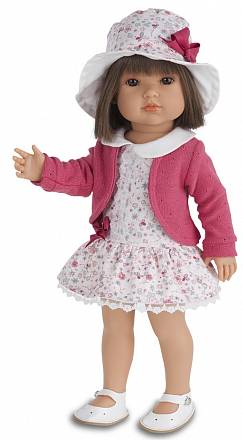 Кукла Роза в шляпке, 45 см. 