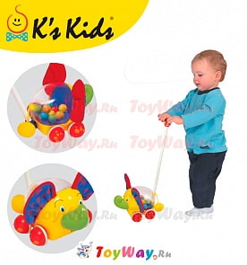 Слоник-каталка (KsKids, KA306)