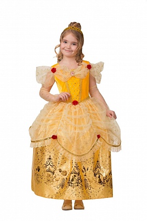 Костюм карнавальный для девочек – Принцесса Белль, размер 134-68 