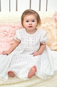 Крестильный набор для девочки – Ольга, 2 предмета, 3-6 месяцев (Makkaroni Kids, 2000000001562)