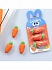 Набор ластиков Морковка, 3 шт. в блистере  - миниатюра №4