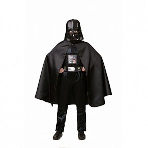 Карнавальный костюм для мальчиков – Дарт Вейдер, сорочка, брюки и плащ, размер 116-60 (Батик, 7040-116-60)