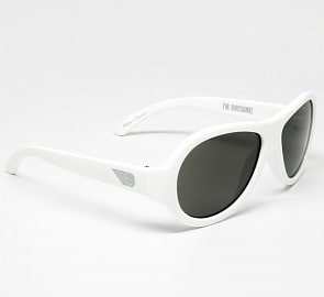 Солнцезащитные очки - Babiators Original Aviator. Шаловливый белый/Wicked White Junior (Babiators, BAB-009)
