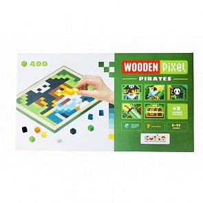 Деревянная мозаика - Пираты, 400 шт. (Cubika, 14910)