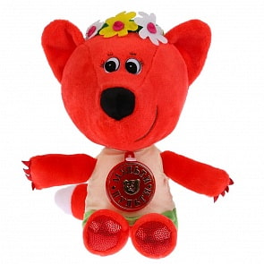 Игрушка мягкая из серии Ми-Ми-Мишки – Лисичка в ободочке 20 см, русский чип (Мульти-пульти, V62439/20)