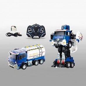 Робот на р/у, трансформируется в грузовик, со светом и звуком (Solmar, Т11024) 