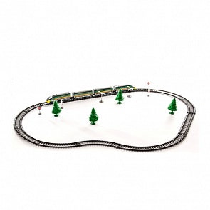 Железная дорога со скоростным поездом, Powertrains (Jakks Pacific, 47090)