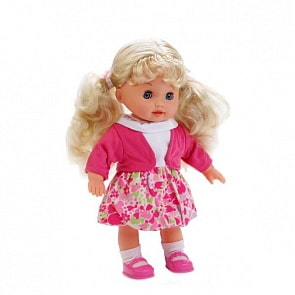 Кукла Карапуз, 30 см., песенки и стихи А. Барто (Карапуз, 14106-RUsim)