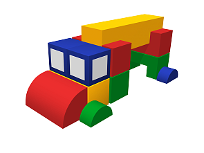 Мягкий игровой комплекс - Лесовоз (Romana, ДМФ-МК-16.86.00)