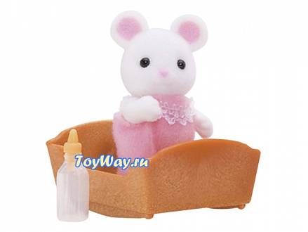 Sylvanian Families - Малыш Белый Мышонок 