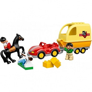 Lego Duplo. Трейлер для лошадок (Lego, 10807-L)