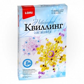 Квиллинг новогодний Кружевные снежинки (Лори, Квл-021) Квиллинг новогодний Кружевные снежинки (Лори, Квл-021)