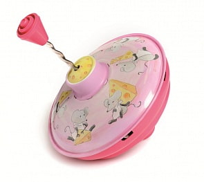 Музыкальная юла - Мышки, 13 см (Egmont, 550017k)