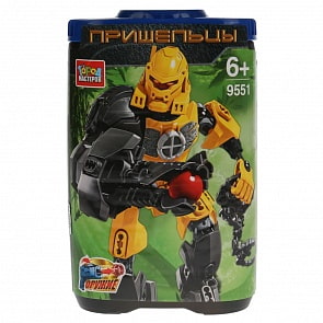 Конструктор - Пришелец, 36 деталей в банке (Город мастеров, 9551-ZH)