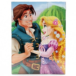 Набор из 12 кубиков «Принцессы Дисней» (Играем вместе, 02012sim)