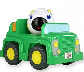 Развивающая игрушка «Нажми, и поедет» (зебра) (Bright Starts, 9172-4st) 