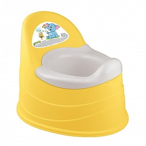 Горшок детский со вставкой, желтый (Бытпласт, 431300506)