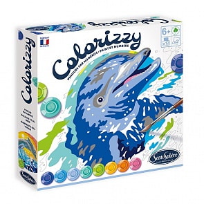 Раскраска по номерам Дельфины (Sentosphere, 4509)