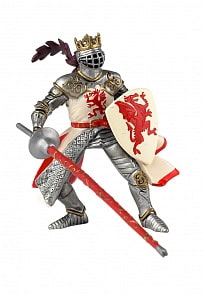 Фигурка Король драконов в красно-белом (Papo, 39386)