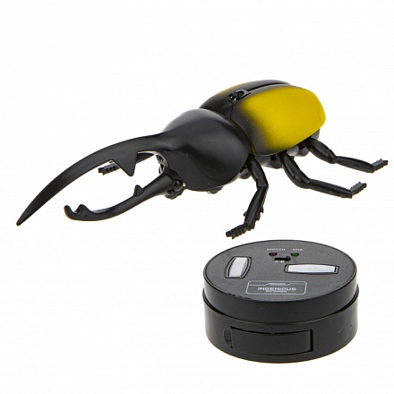 Интерактивный питомец RoboLife – Робо-жук Геркулес на ИК, желтый 