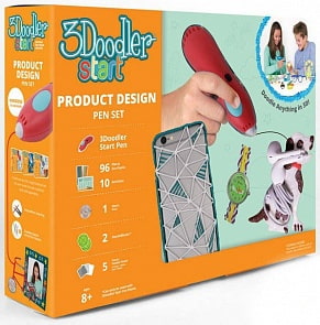 Подарочный набор с 3D-ручкой 3Doobler Star – Дизайнер (Wobble Works, 3DS-PDSP-MUL-R)