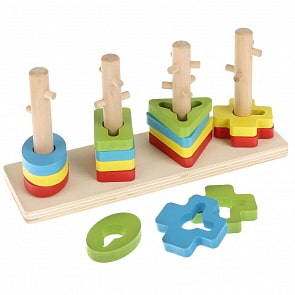 Деревянный сортер - Ключики (Буратино, G0117) (ассортимент)