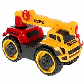 Инерционный Автокран, 25 см, свет и звук (Технопарк, A6677-4R)